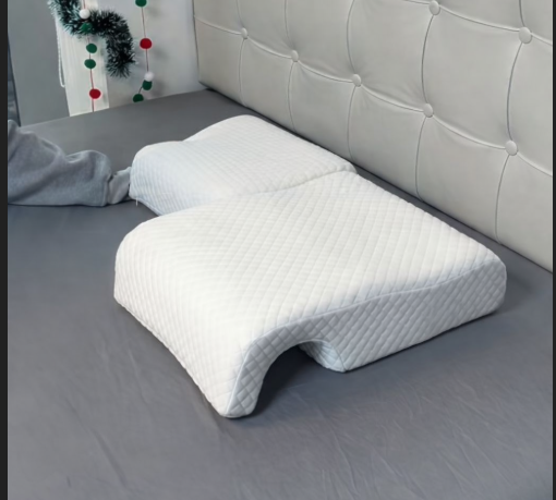 Orthopedic Memory Foam Cervical Pillow – Slow Rebound, Breathable, No-Pressure Couple Pillow