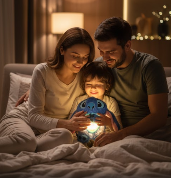 GlowHeart Plush – A Warm Hug of Light for Peaceful Nights